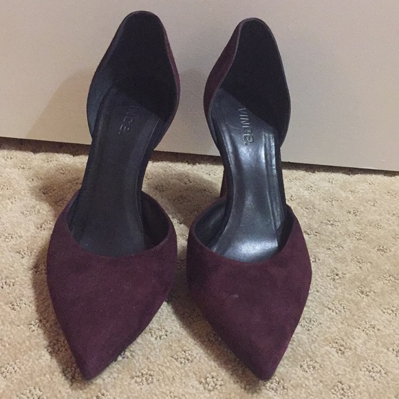 Vince purple suede heels - Picture 3 of 5